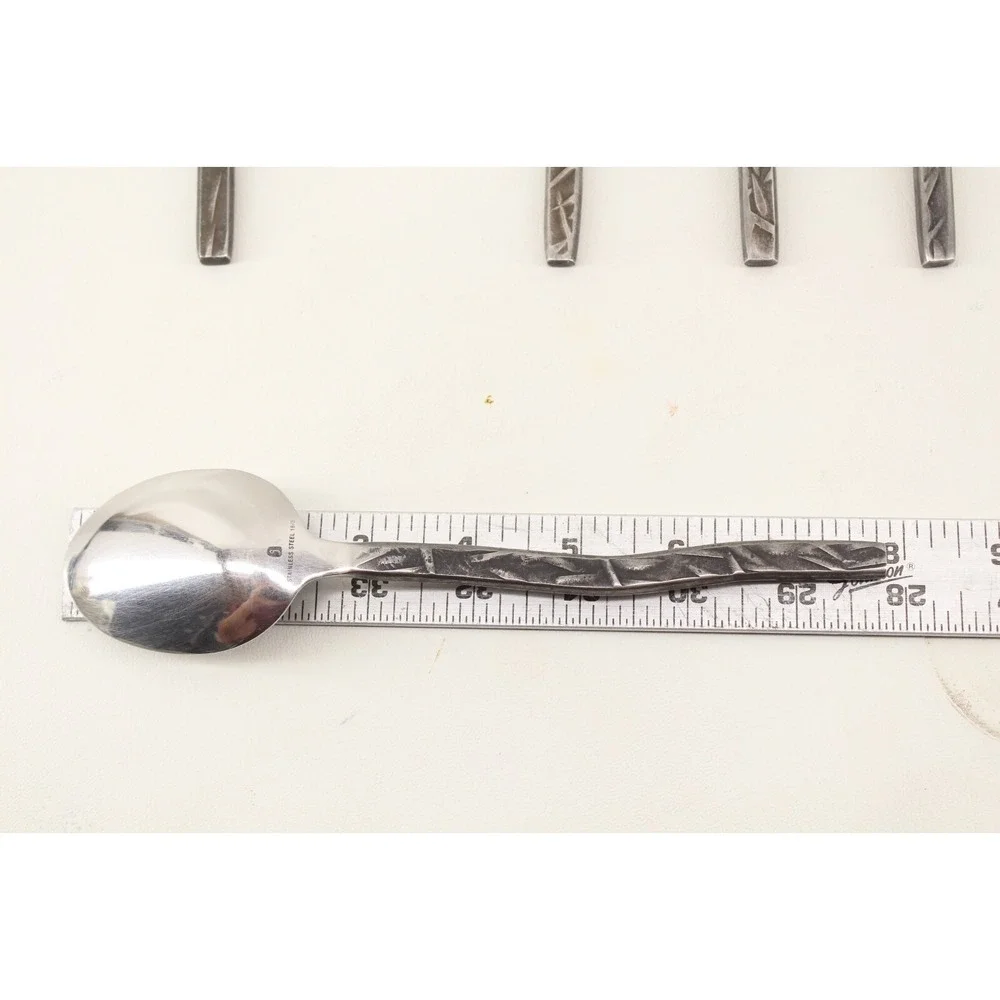 Gourmet Settings New Wave 6 Tablespoons Place Oval Soup Spoon Flatware‎ GS